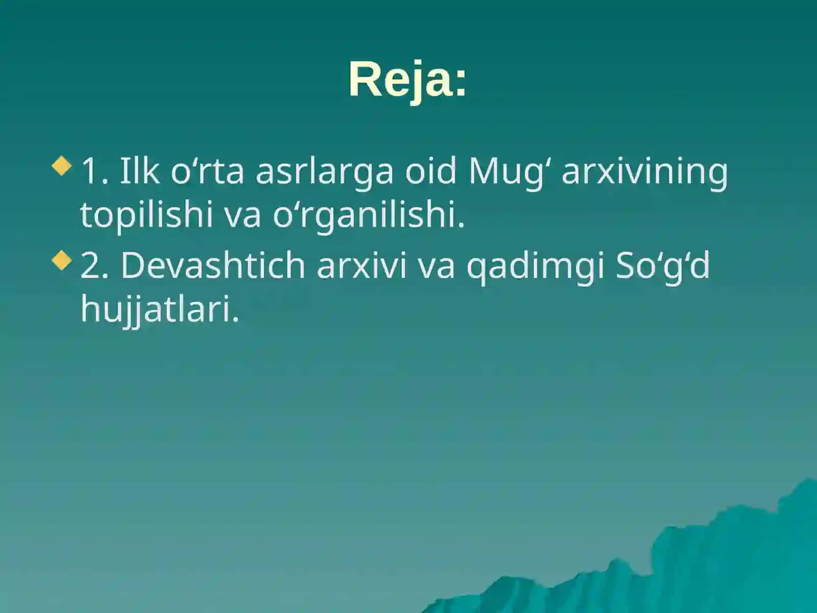 Ilk o‘rta asrlarda ish yuritish 2