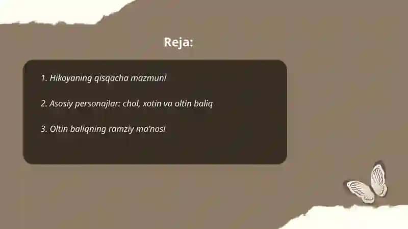 Chol va oltin baliq 2