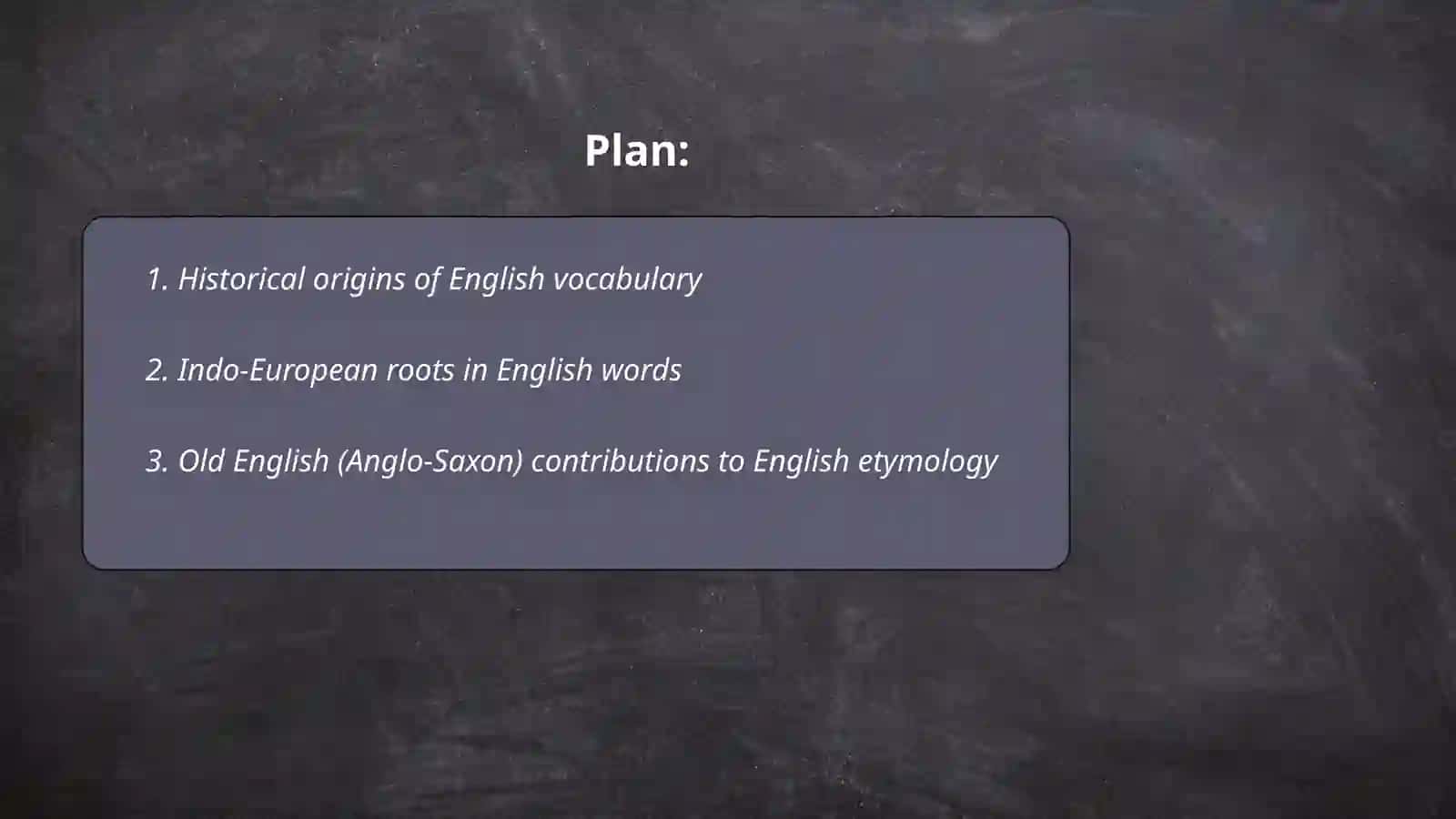 Etymology 2