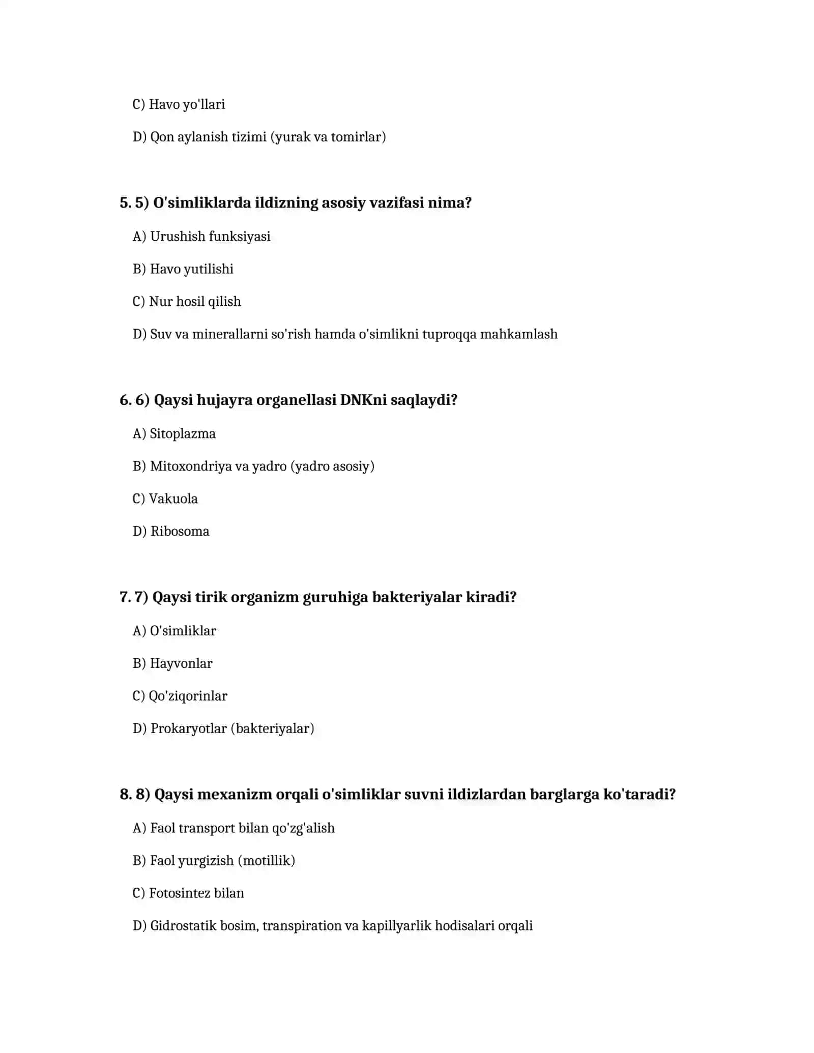 5- sinf Biologiya 2