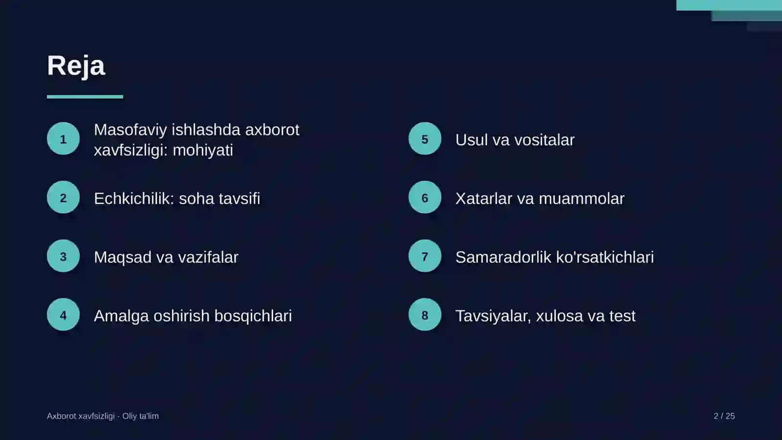 Echkichilikda masofaviy ishlashda axborot xavfsizligi 2
