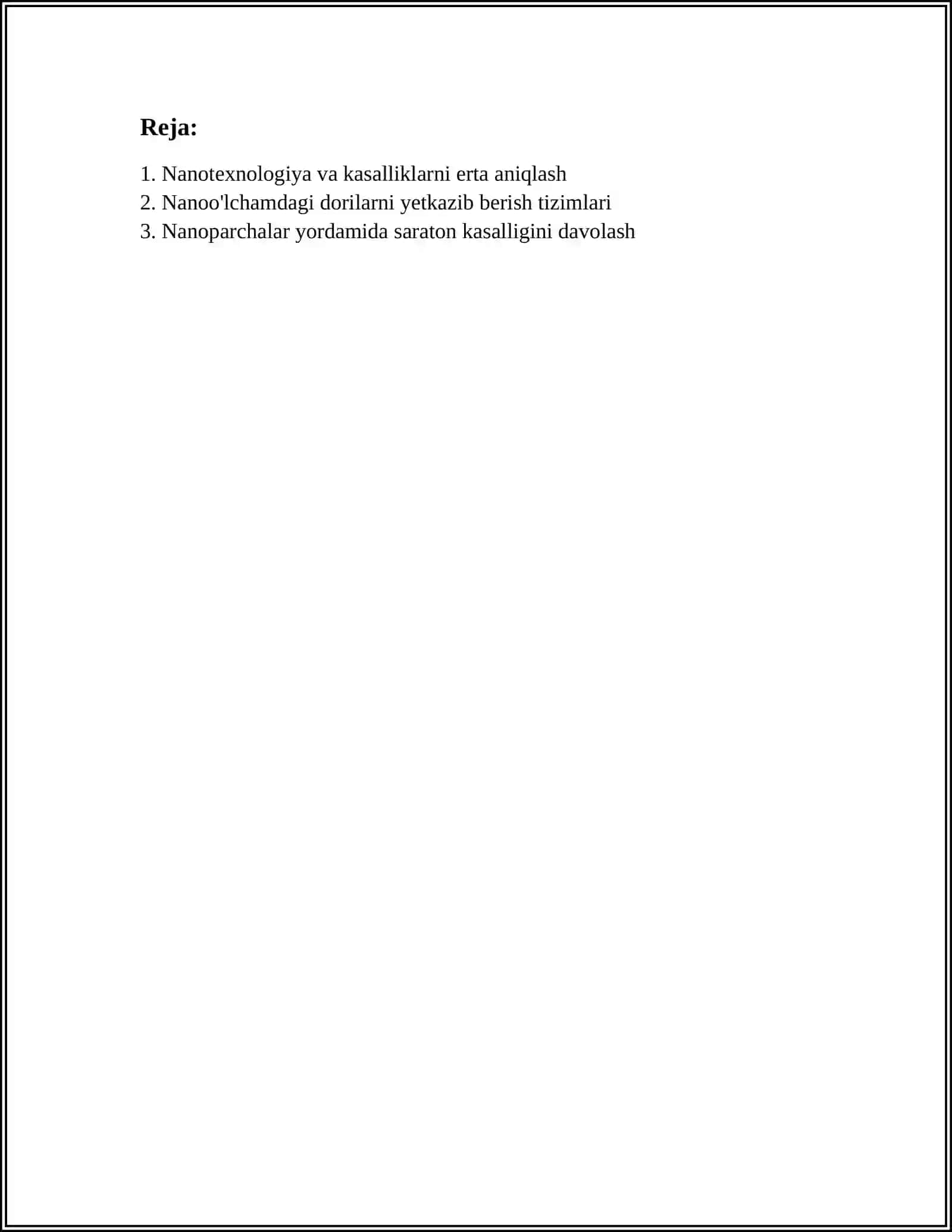 NANOTEXNOLOGIYALARNING TIBBIYOTDA QÒLLANILISHI 2