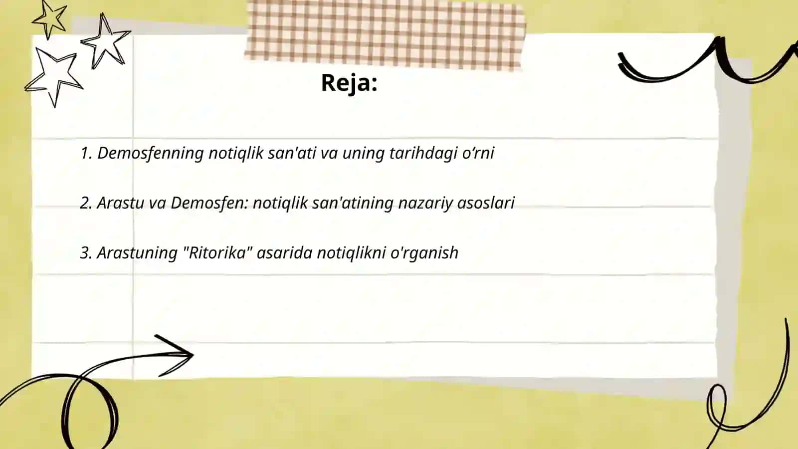 Arastuning "Ritorika" asari 2