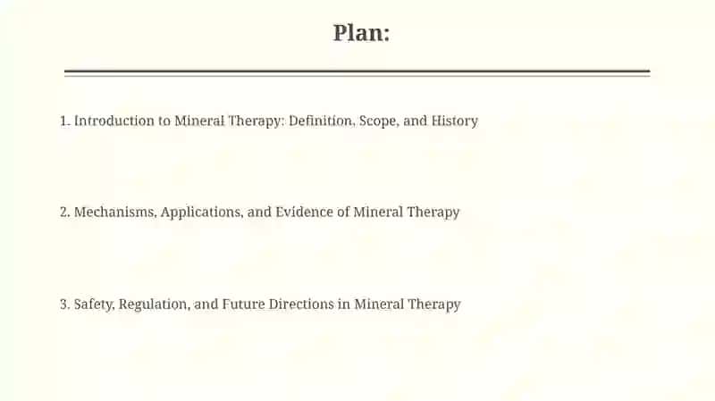 Mineraltherapy 2