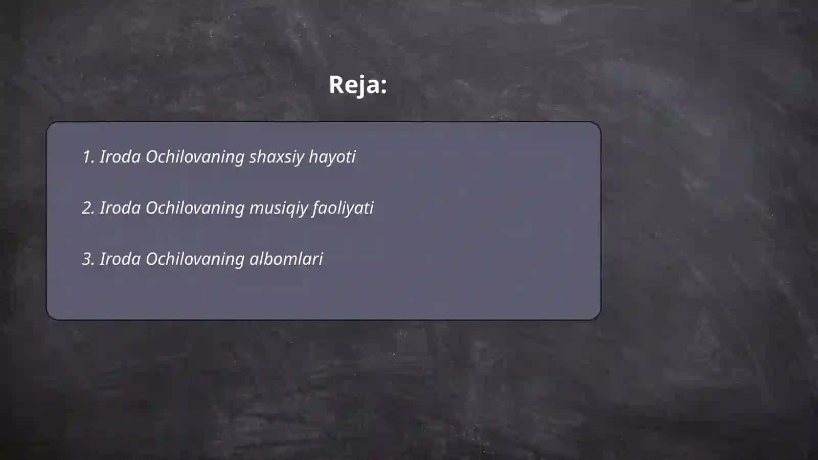 Iroda Ochilova 2