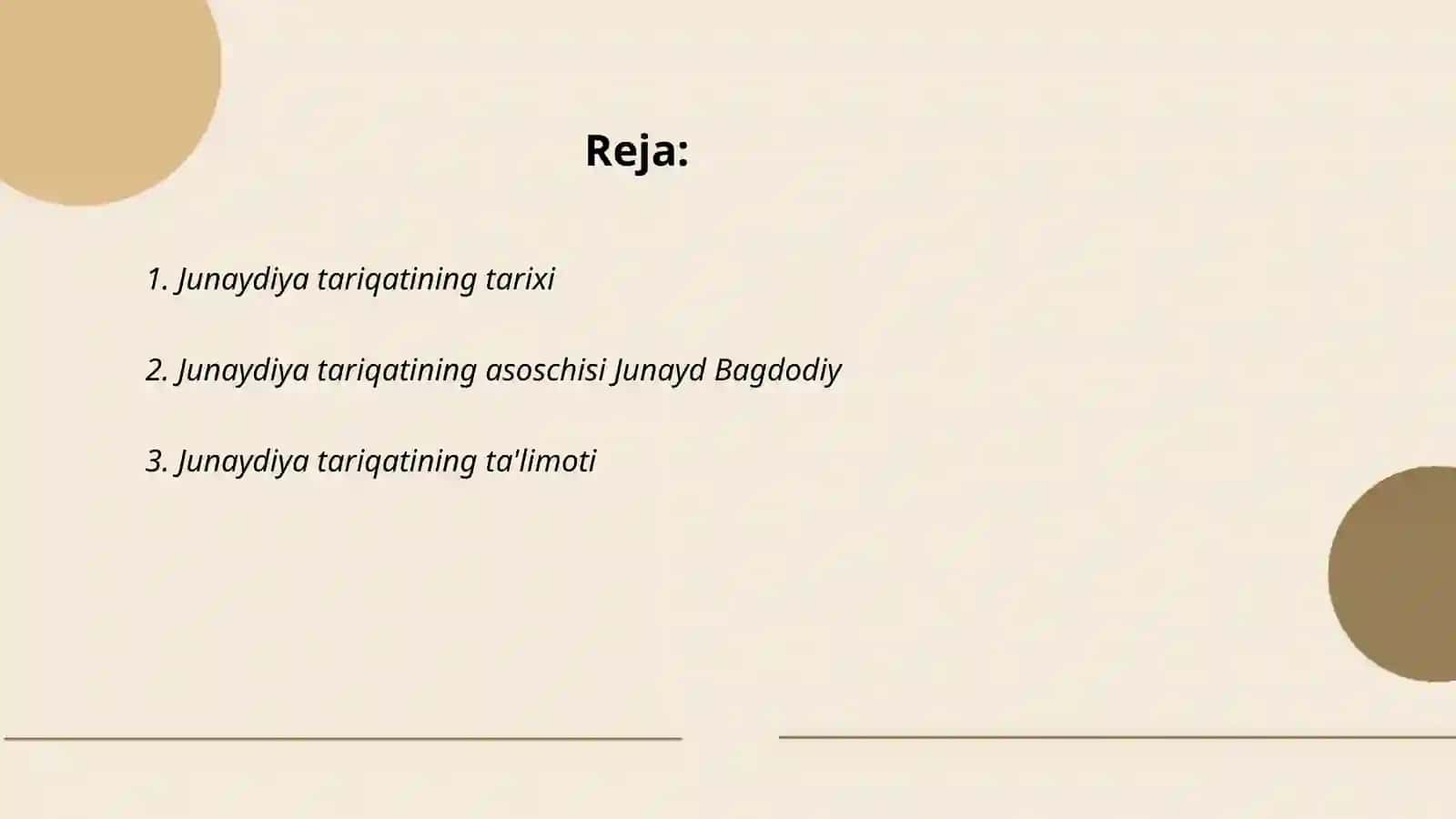 Junaydiya tariqati 2