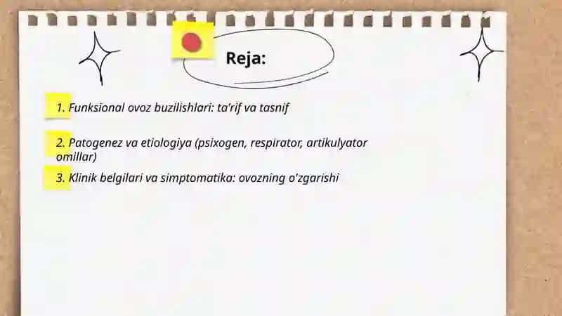 Funksional ovoz buzilishlari 2