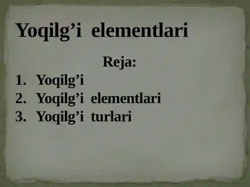Yoqilg’i 2