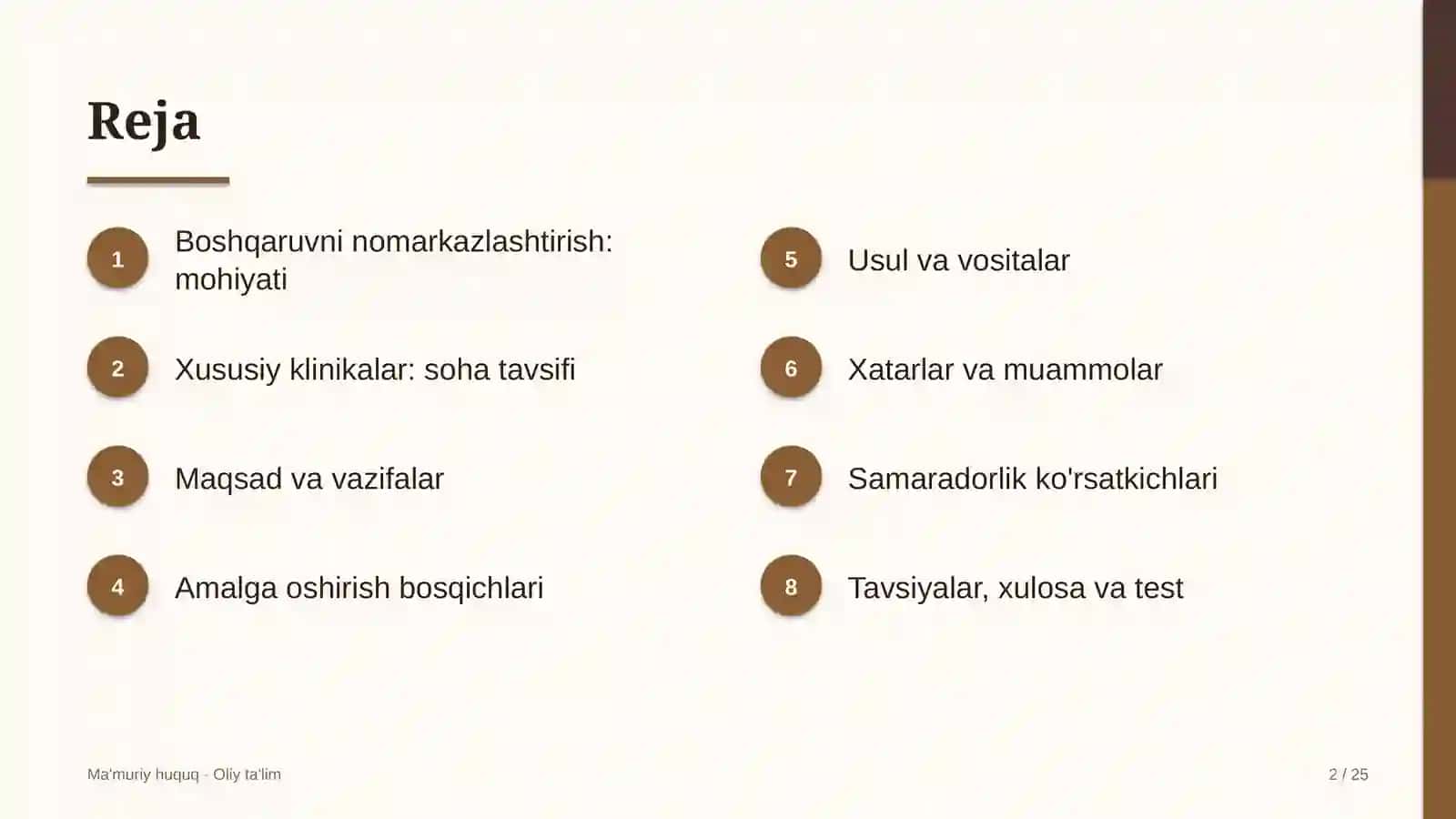 Xususiy klinikalarda boshqaruvni nomarkazlashtirish 2