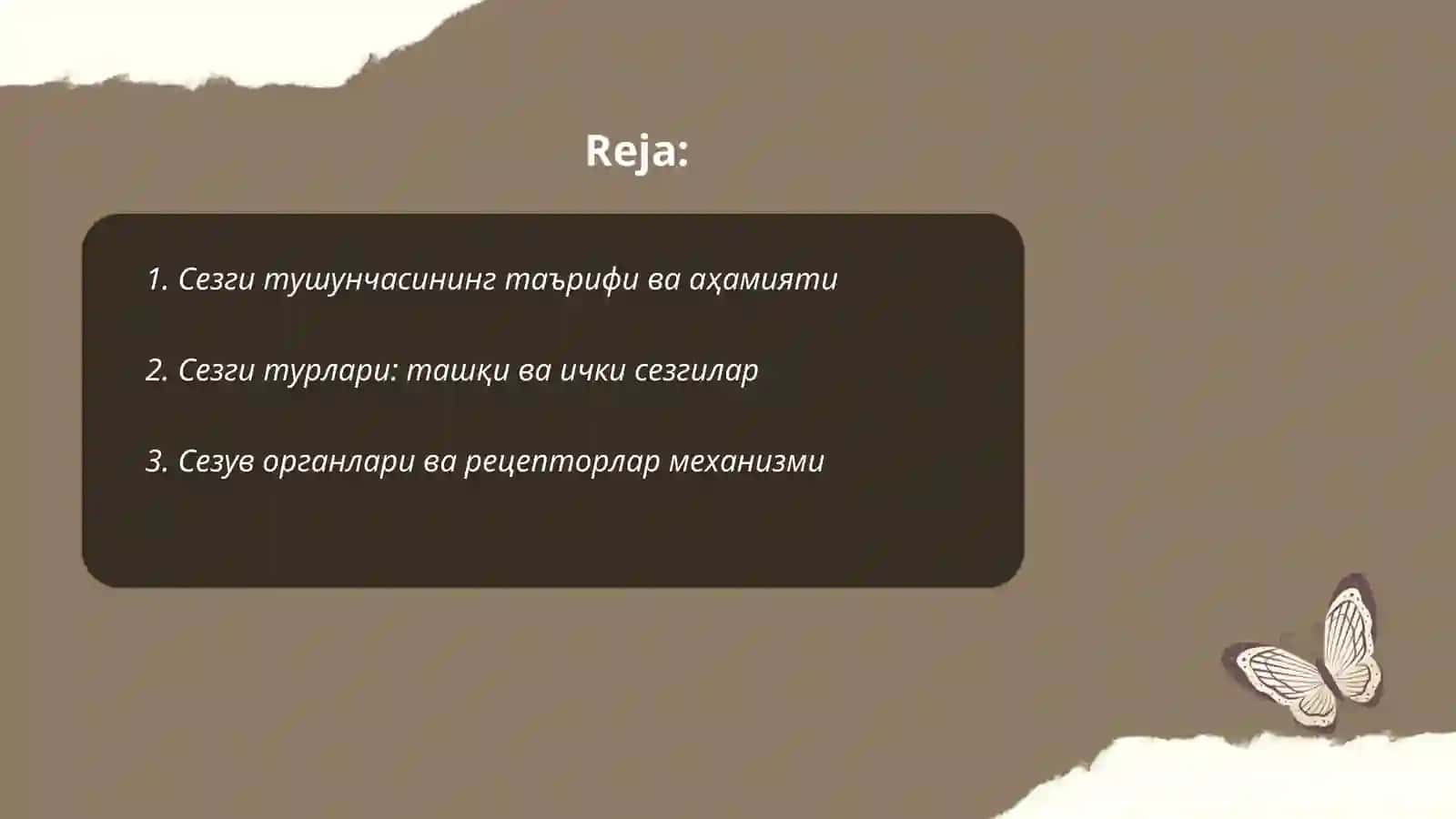 Сезги ҳақида тушунча 2