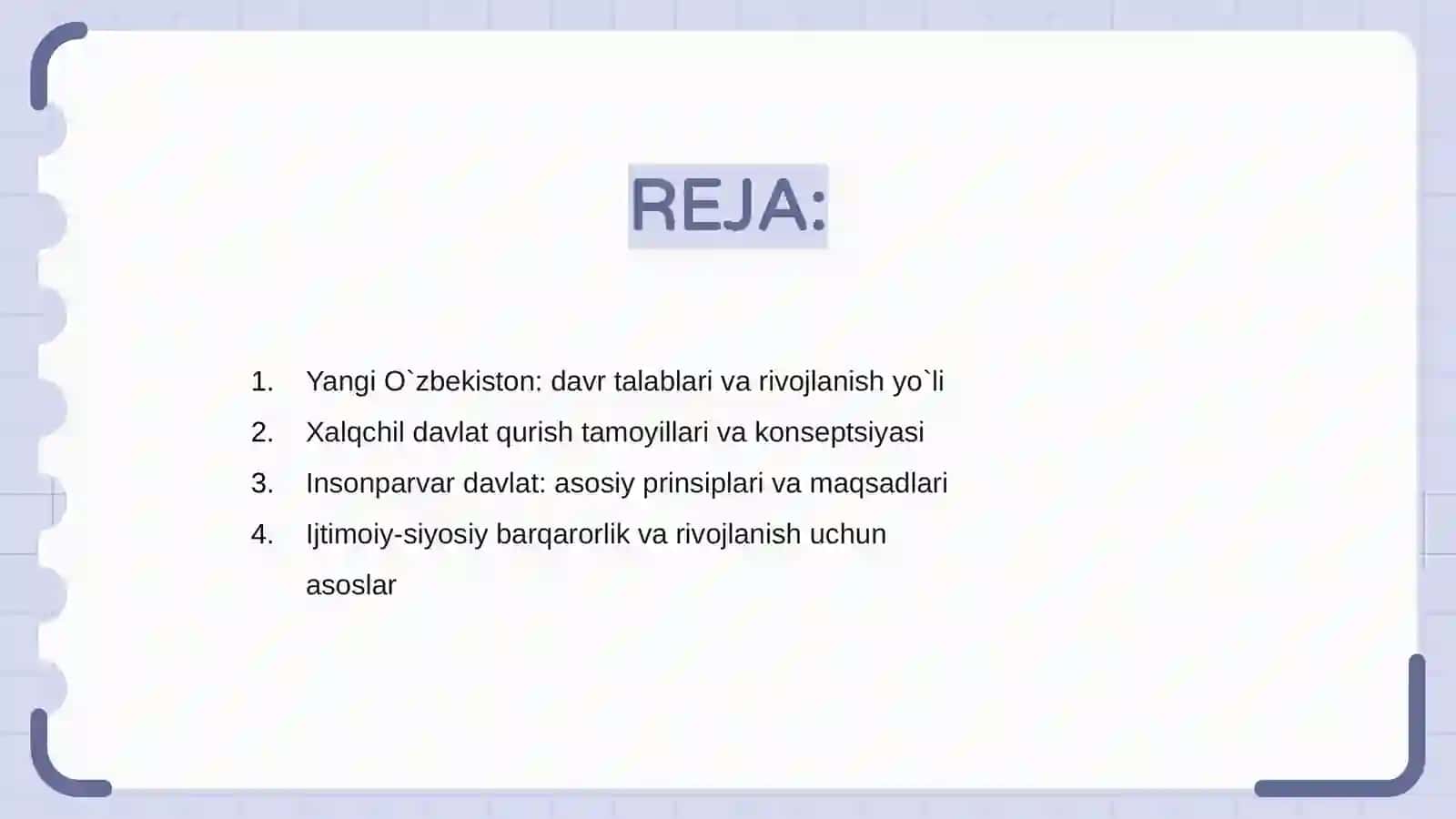Yangi O`zbekistonda xalqchil va insonparvar davlat qurishning ijtimoiy-siyosiy ahamiyati 2