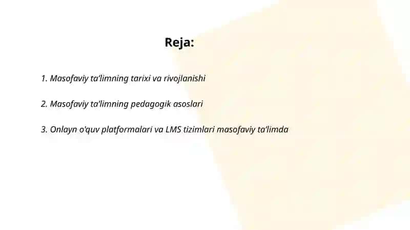 Masofaviy taʼlim 2