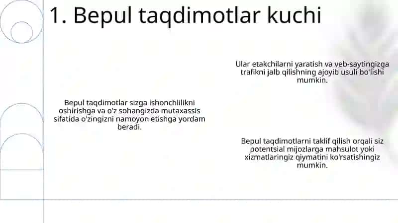 Tekin Taqdimotlar 2