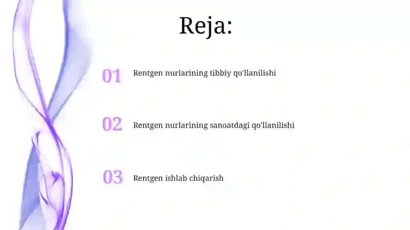 Rentgen ishlab chiqarish 2