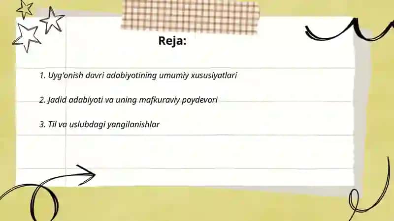 Uyg'onish davri adabiyoti 2
