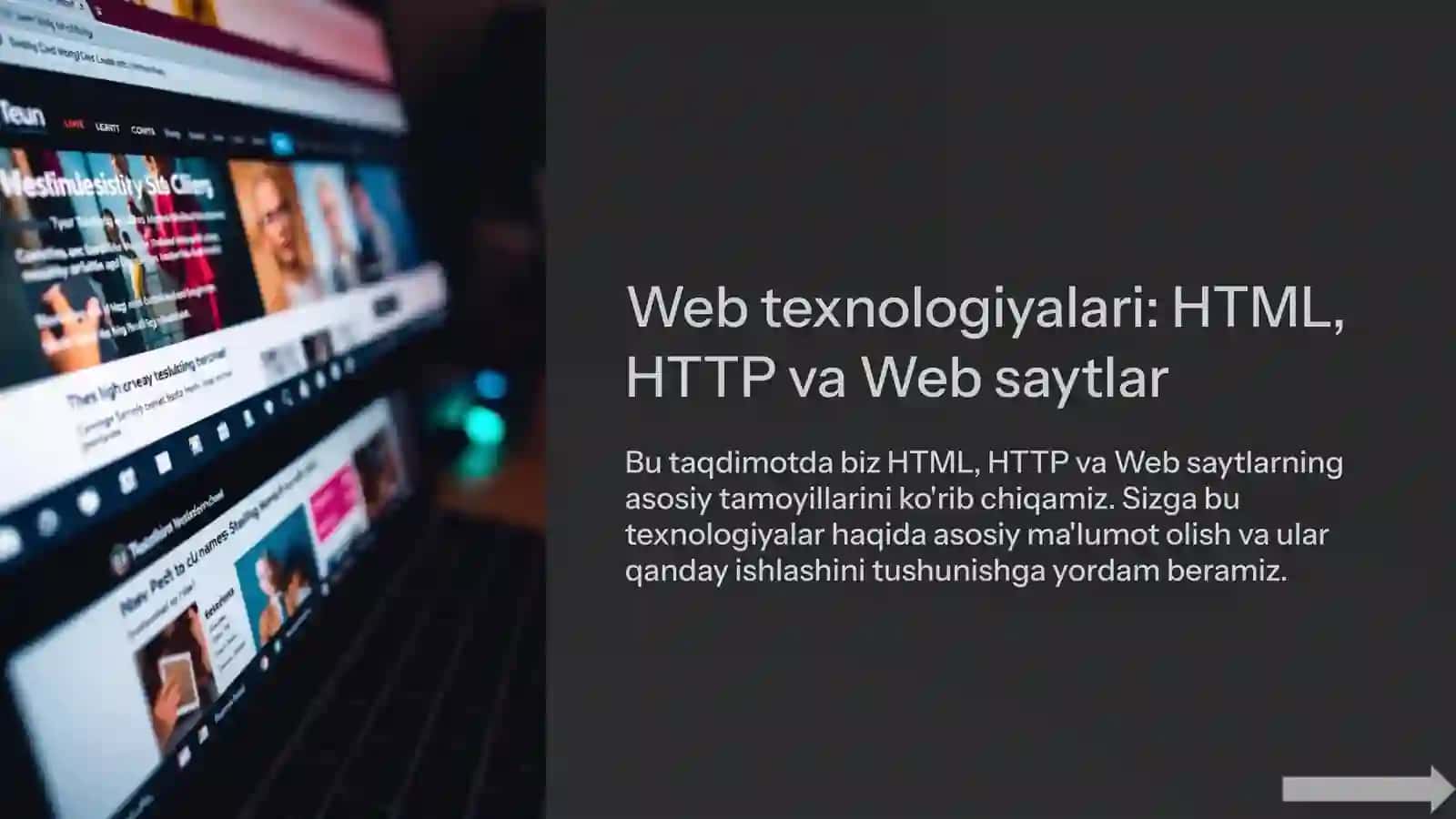 HTML formati tushunchasi 2