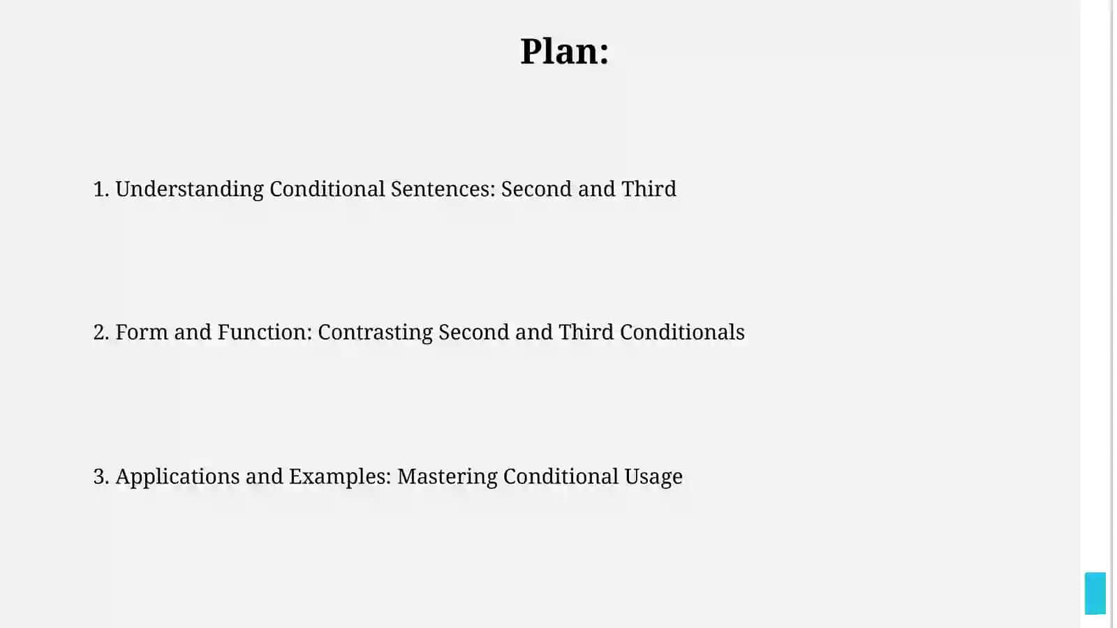 Conditionals second and third 2