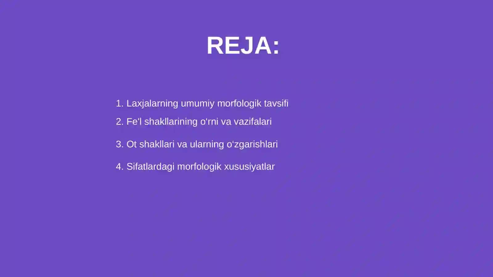 Laxjalarda morfalogik xususiyatlar 2