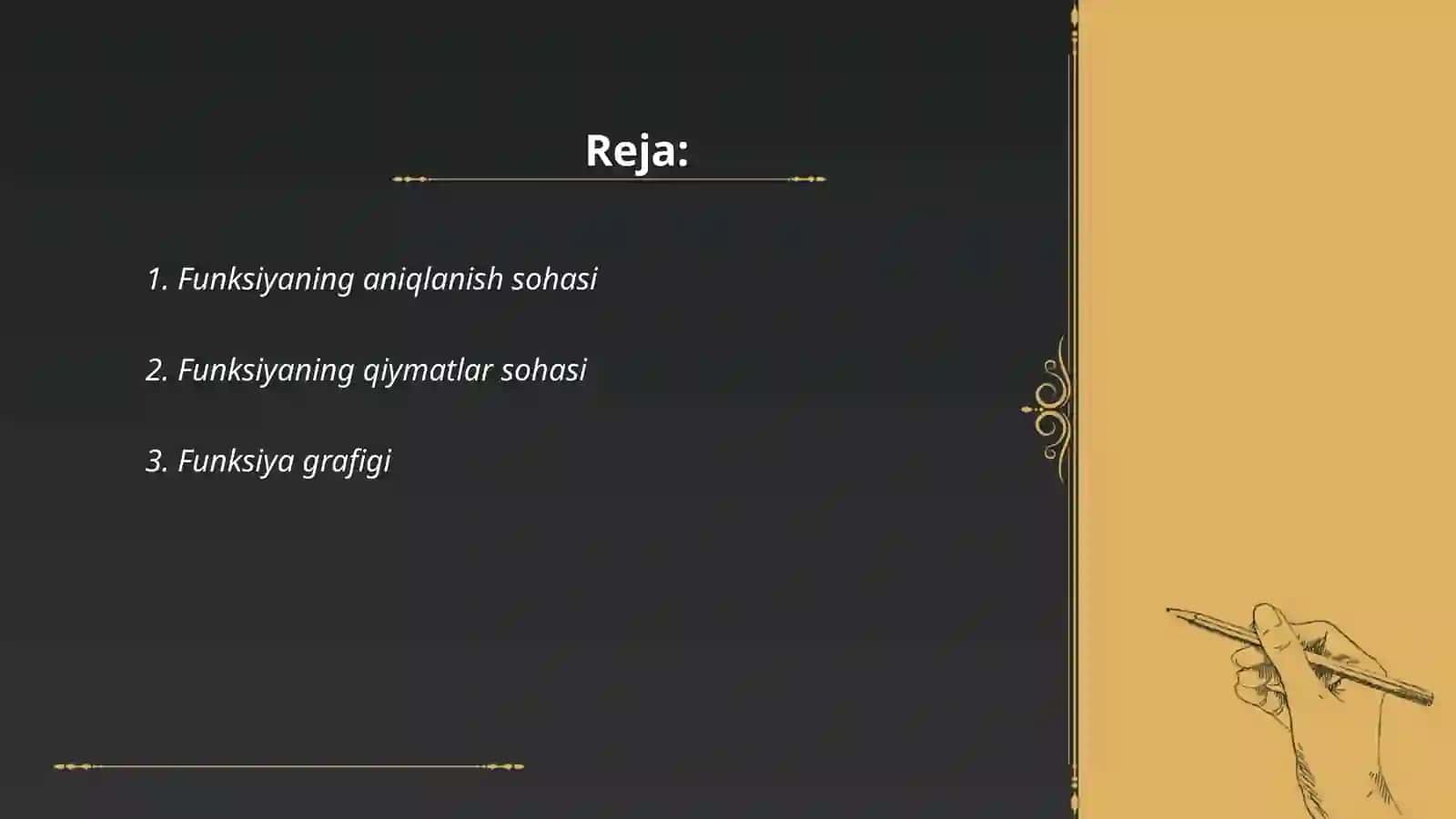 Funksiyani to'la tekshirish 2
