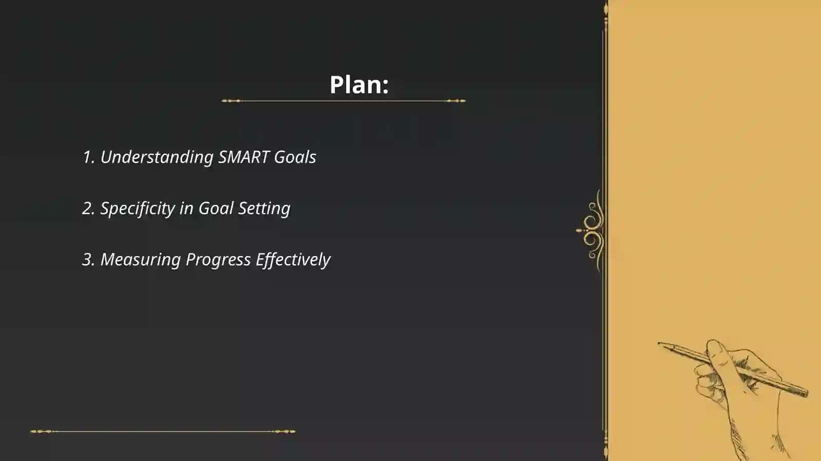 SMART Goals Setting 2