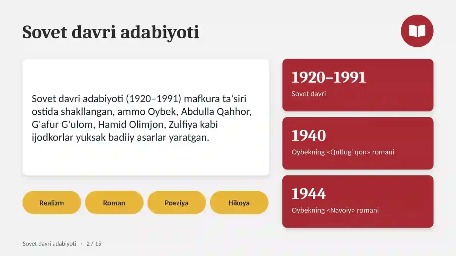 Sovet Davri Adabiyoti 2