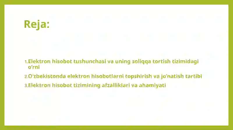 Elektron hisobot va uni jo‘natish tartibi 2