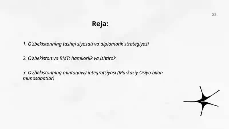 Oʻzbekiston va jahon hamjamiyati 2