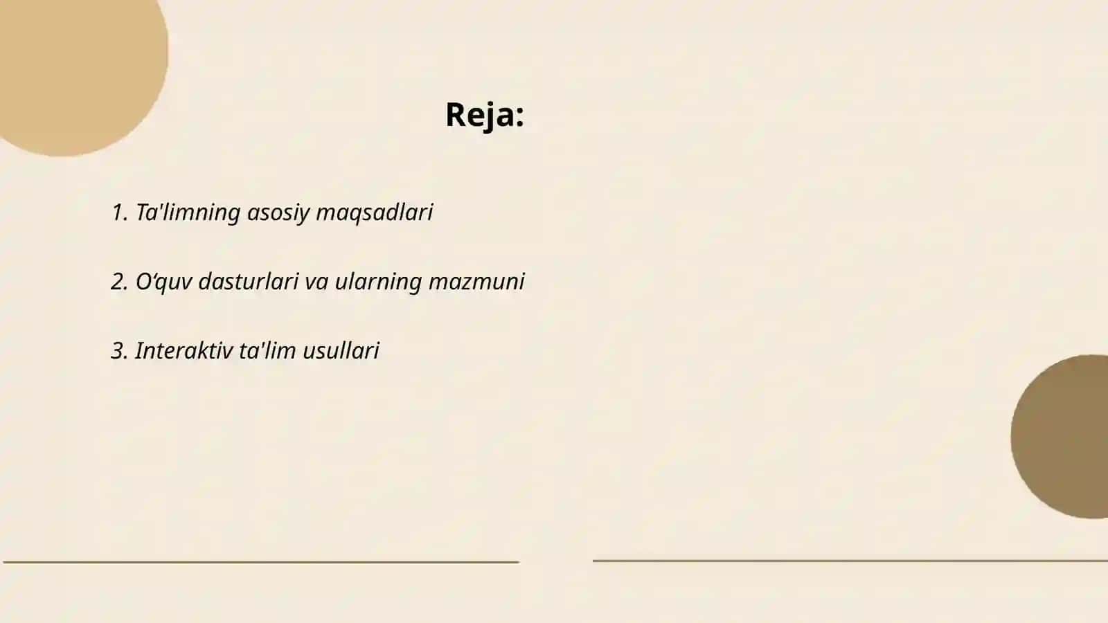 Ta'lim mazmuni 2