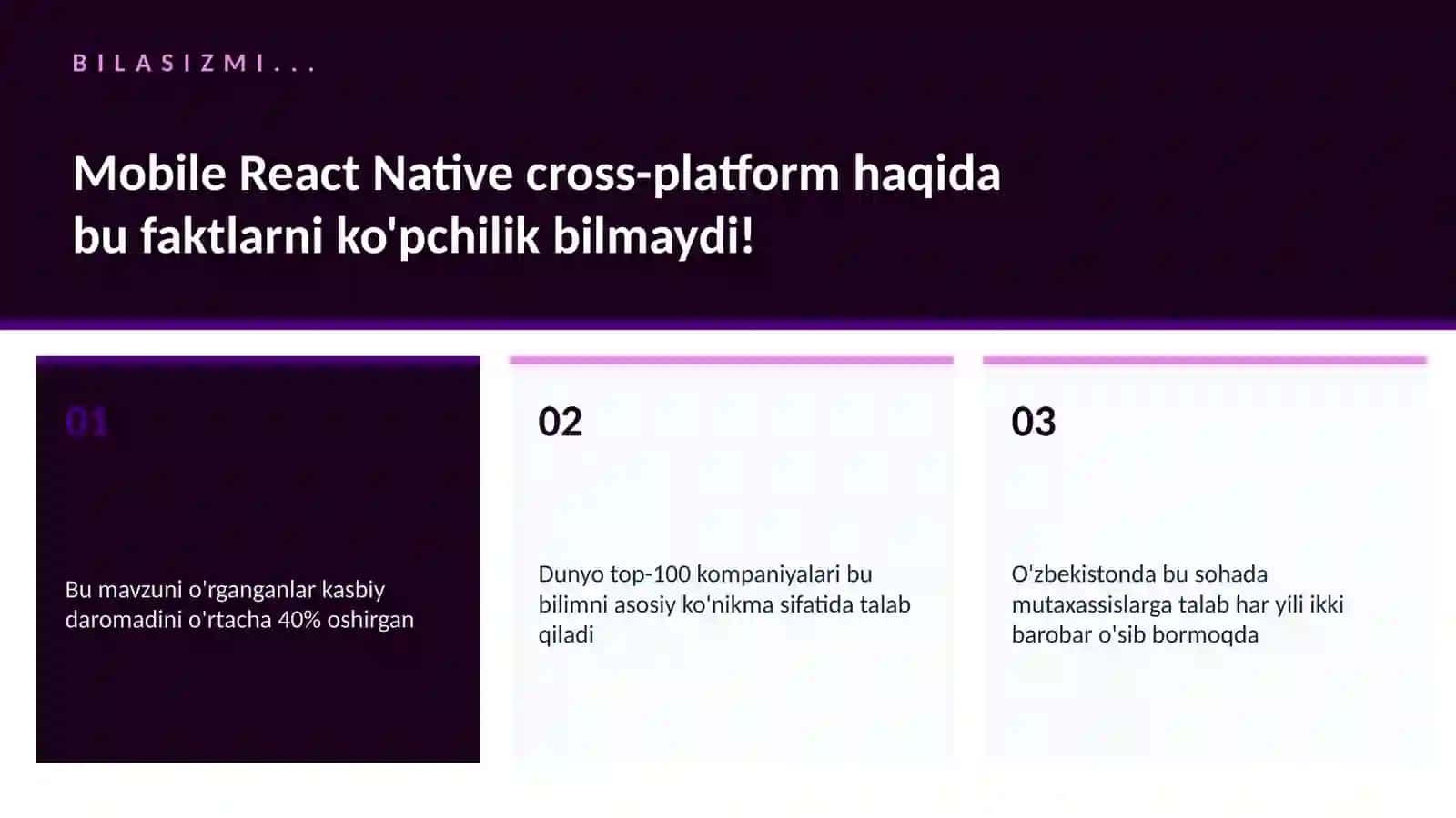 Mobile React Native cross-platform 2
