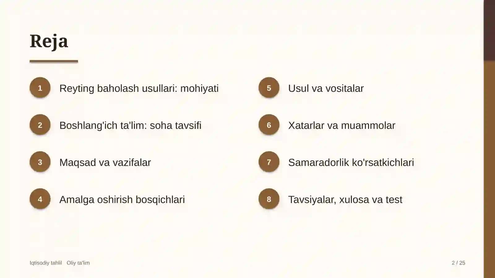 Boshlang'ich ta'limda reyting baholash usullari 2