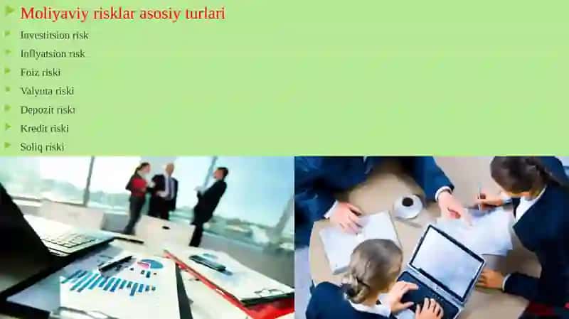KORXONALARDA MOLIYAVIY RISKLARNI BOSHQARISH 2
