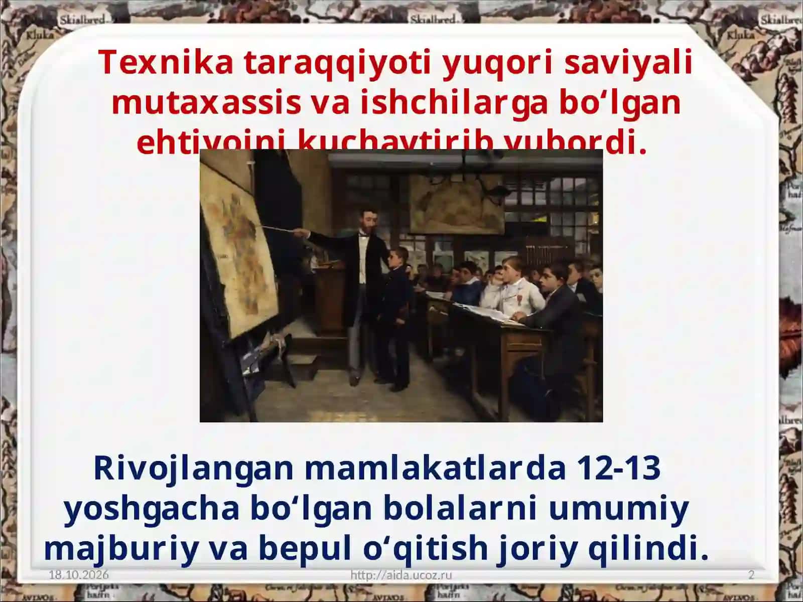 9-sinf Jahon tarixi fanidan ishlar 2