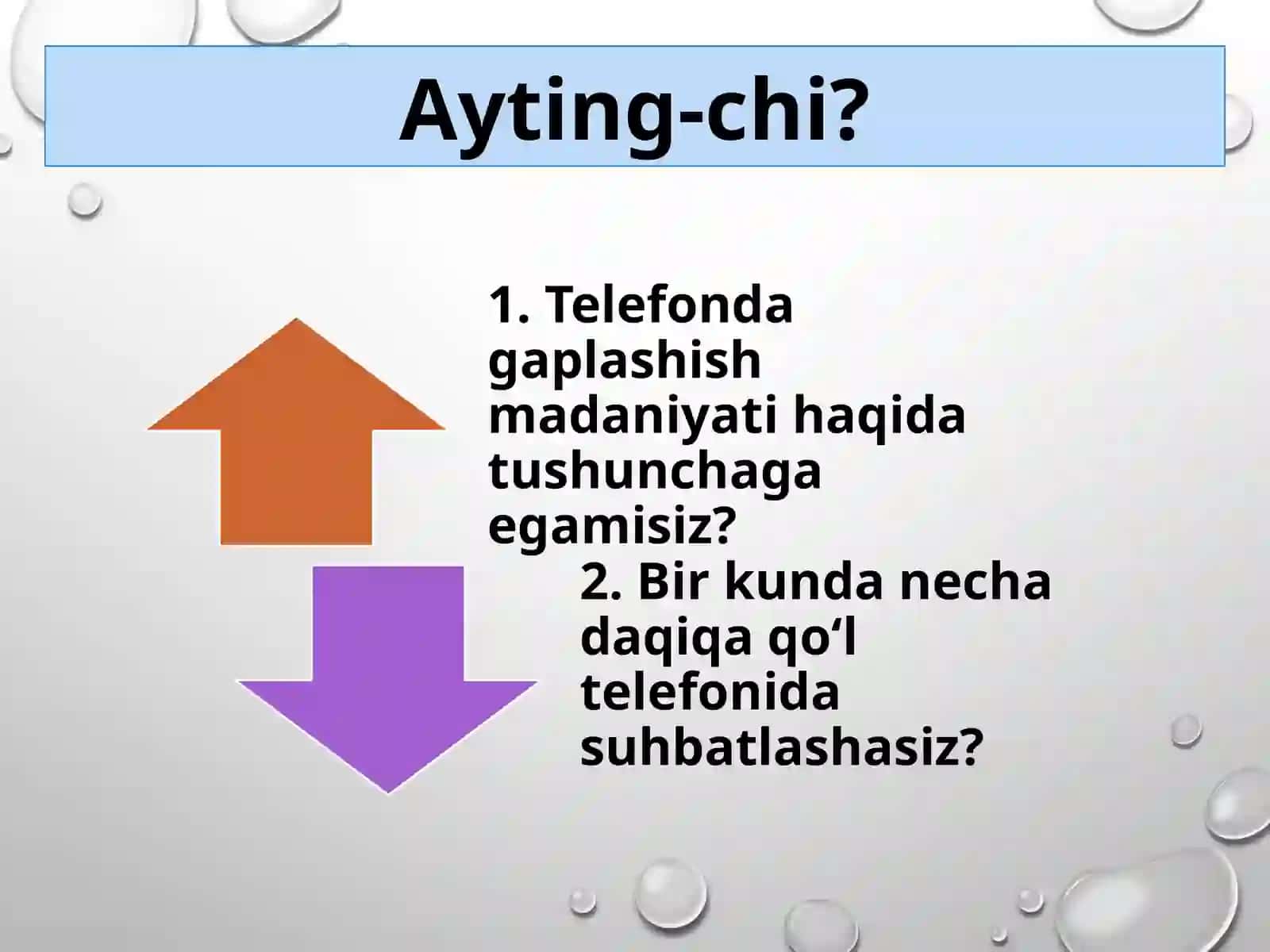 Matnvalog'at ustimda ishlash 2