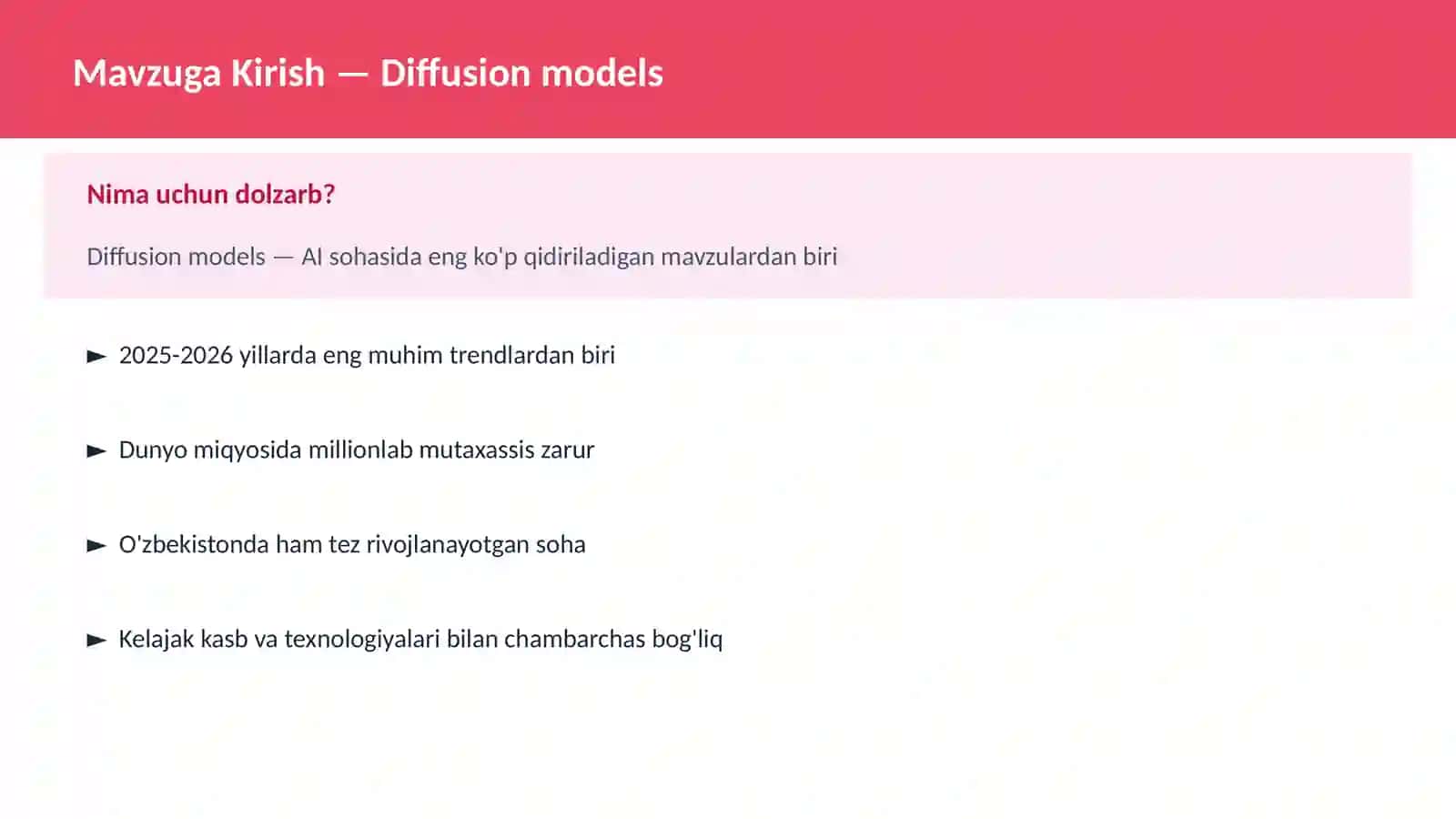Diffusion models 2