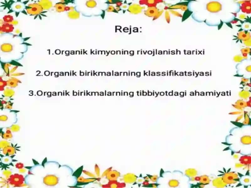 ORGANIK KIMYO 2