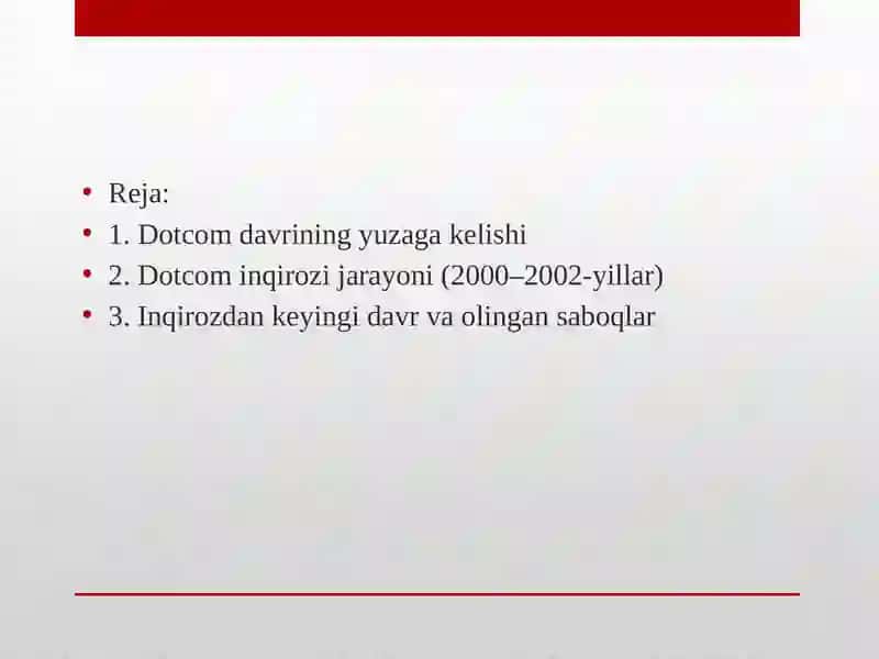 Dotcom davri 2