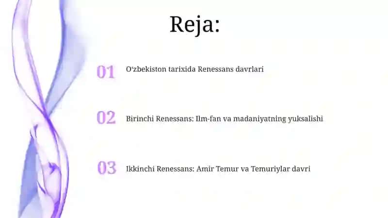 O'zbekiston tarixida Renessans davrlari 2