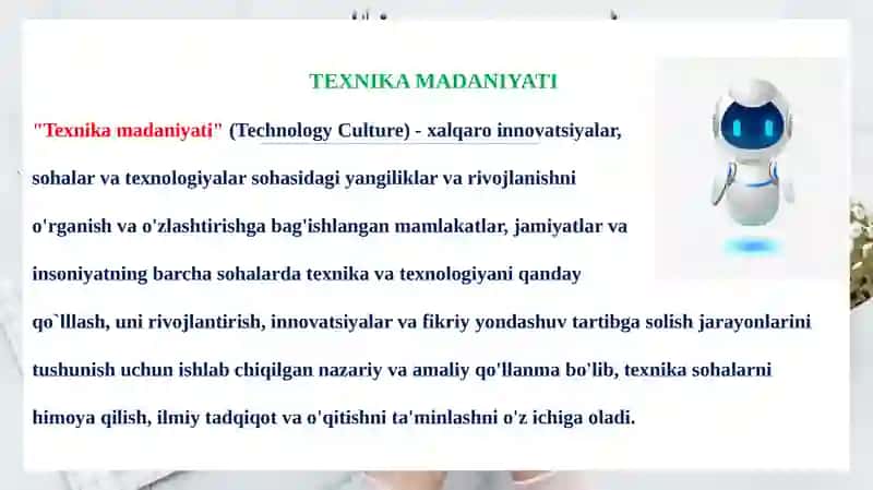 "Texnika madaniyati" 2
