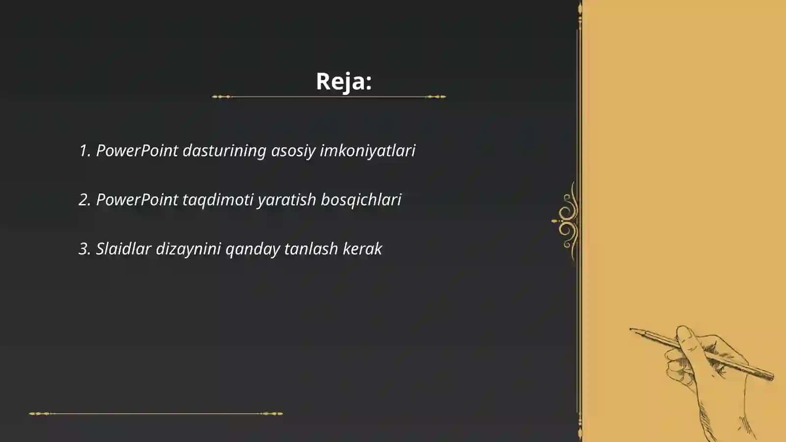 PowerPoint taqdimot dasturi 2
