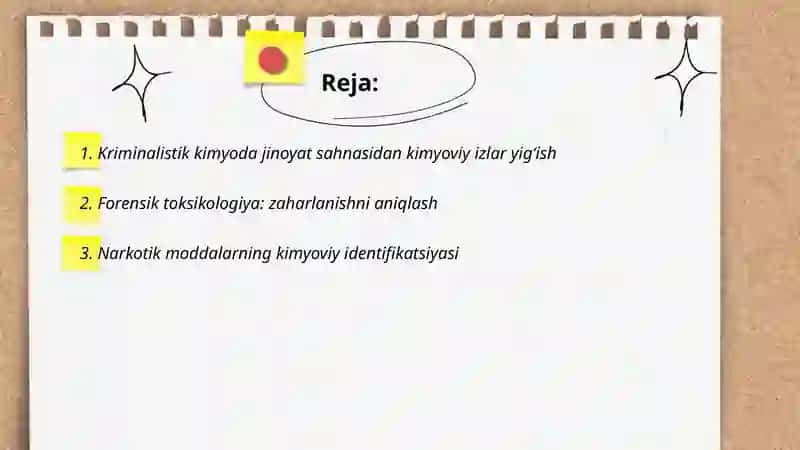Kriminalistikada kimyo 2