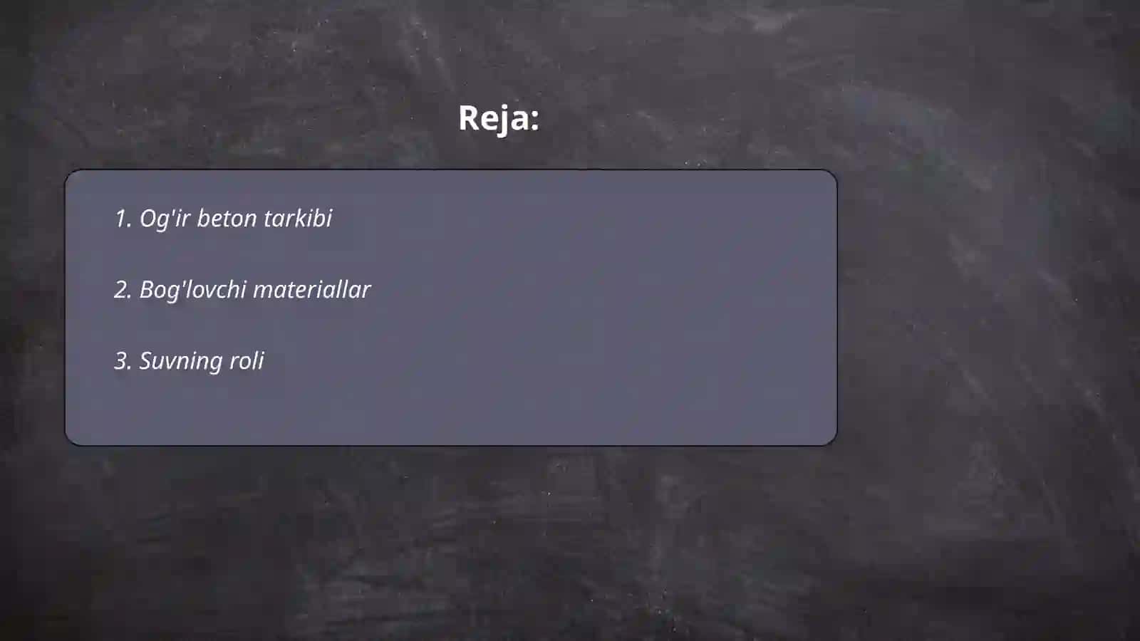 Og'ir beton tarkibi 2
