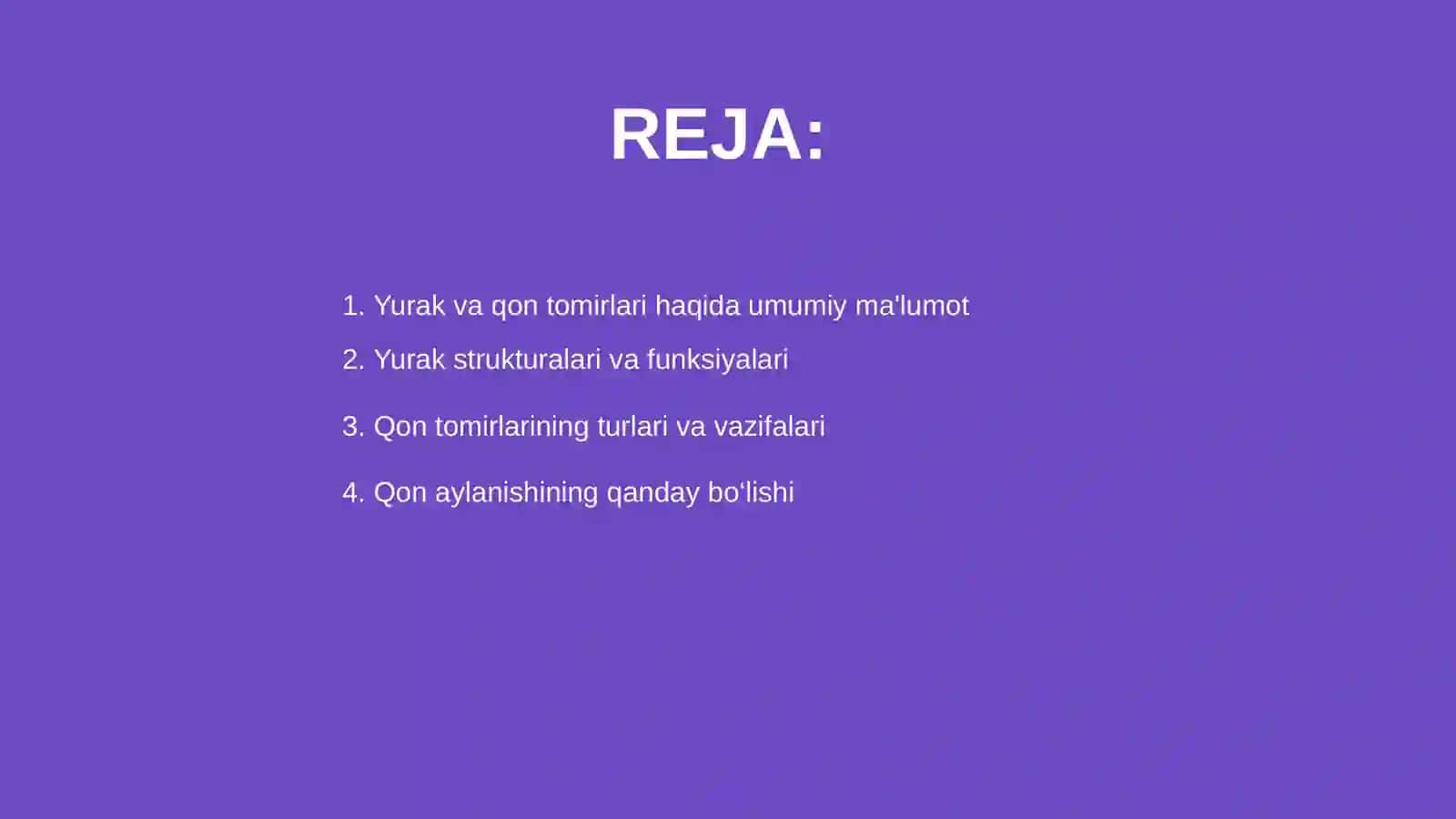 Yurak qon tomirlari 2