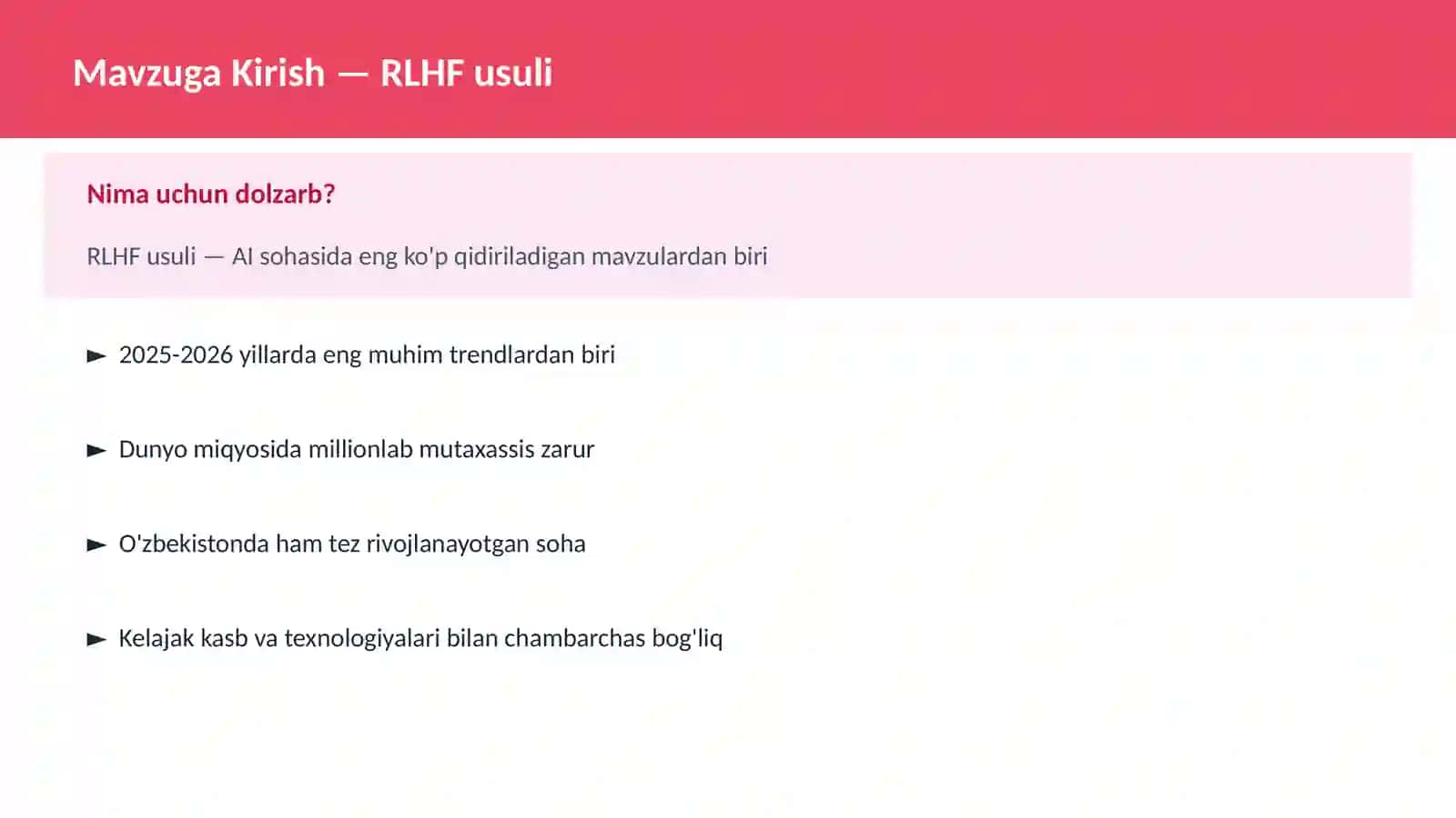 RLHF usuli 2