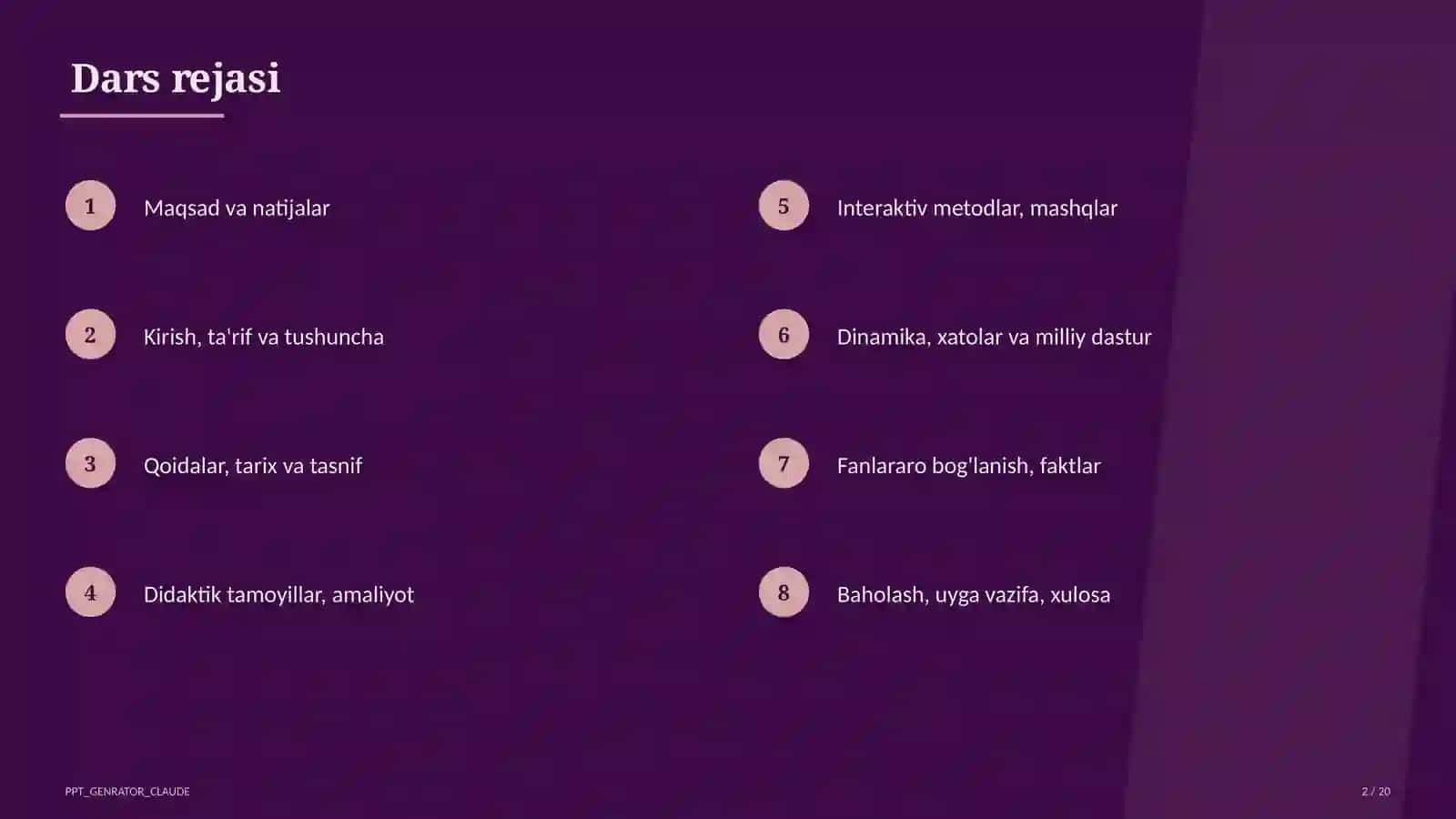 Fe'lning vazifadosh shakllari: ravishdosh va sifatdosh (7-sinf) 2
