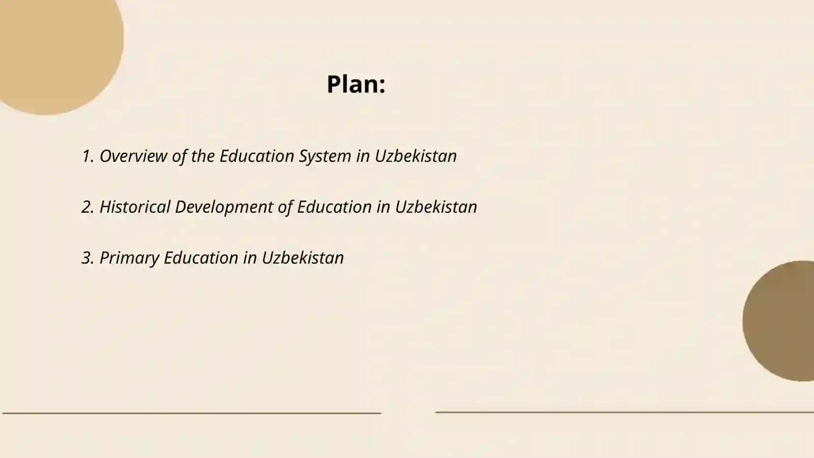 Education System in Uzbekistan 2