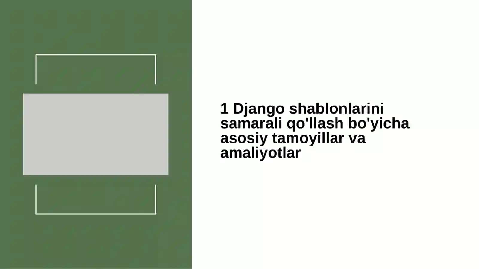 Django shablonlari (Templates) 2