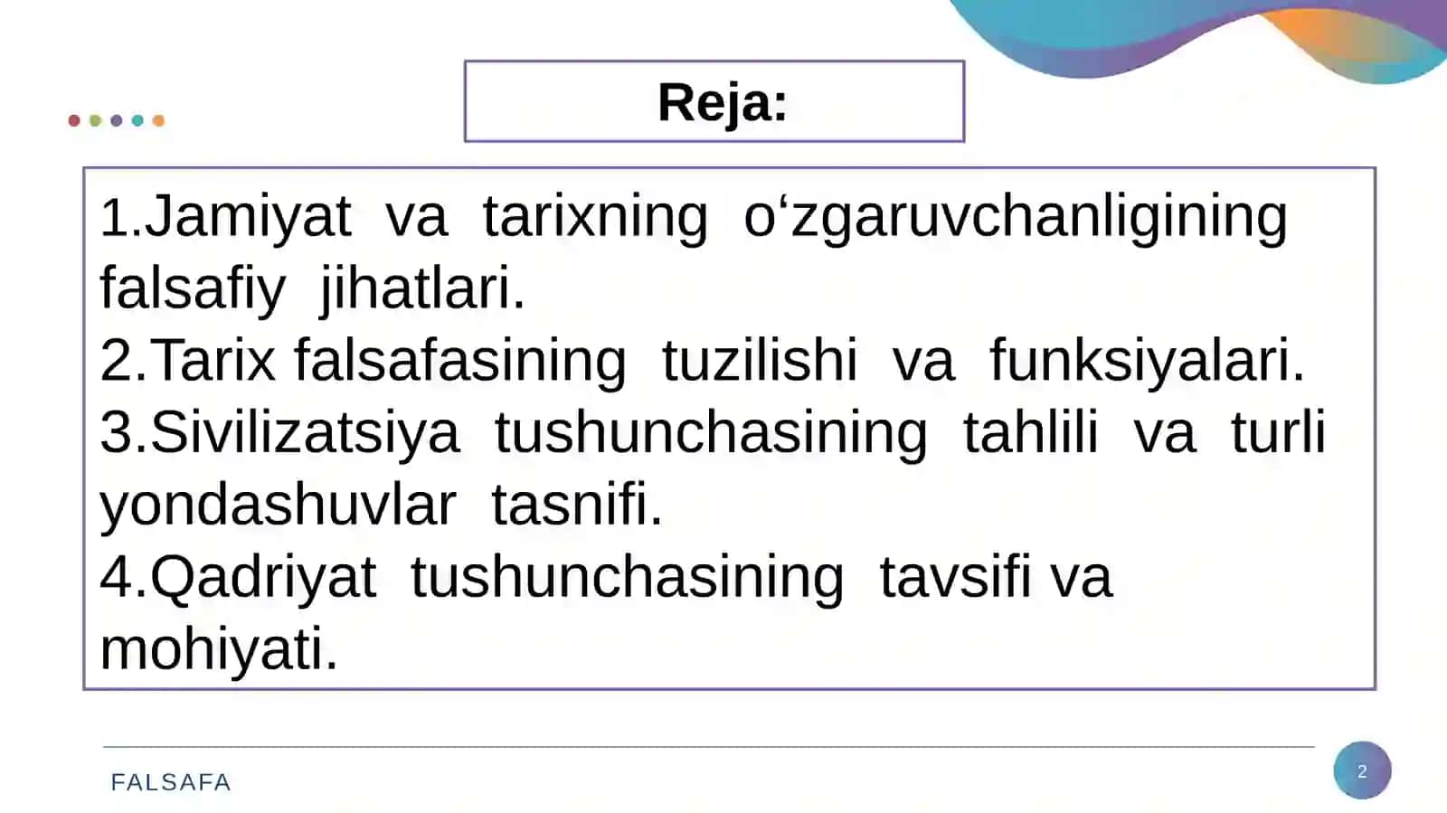 FALSAFA 2
