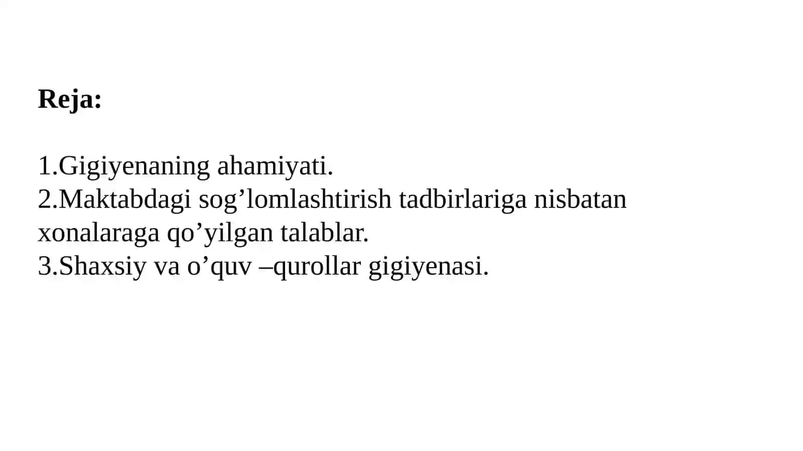 Maktablarda sog’lomlashtirish tadbirlari. 2