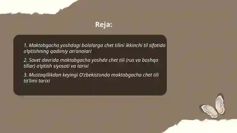 Chet tilini ikkinchi til sifatida o‘qitish tarixi 2