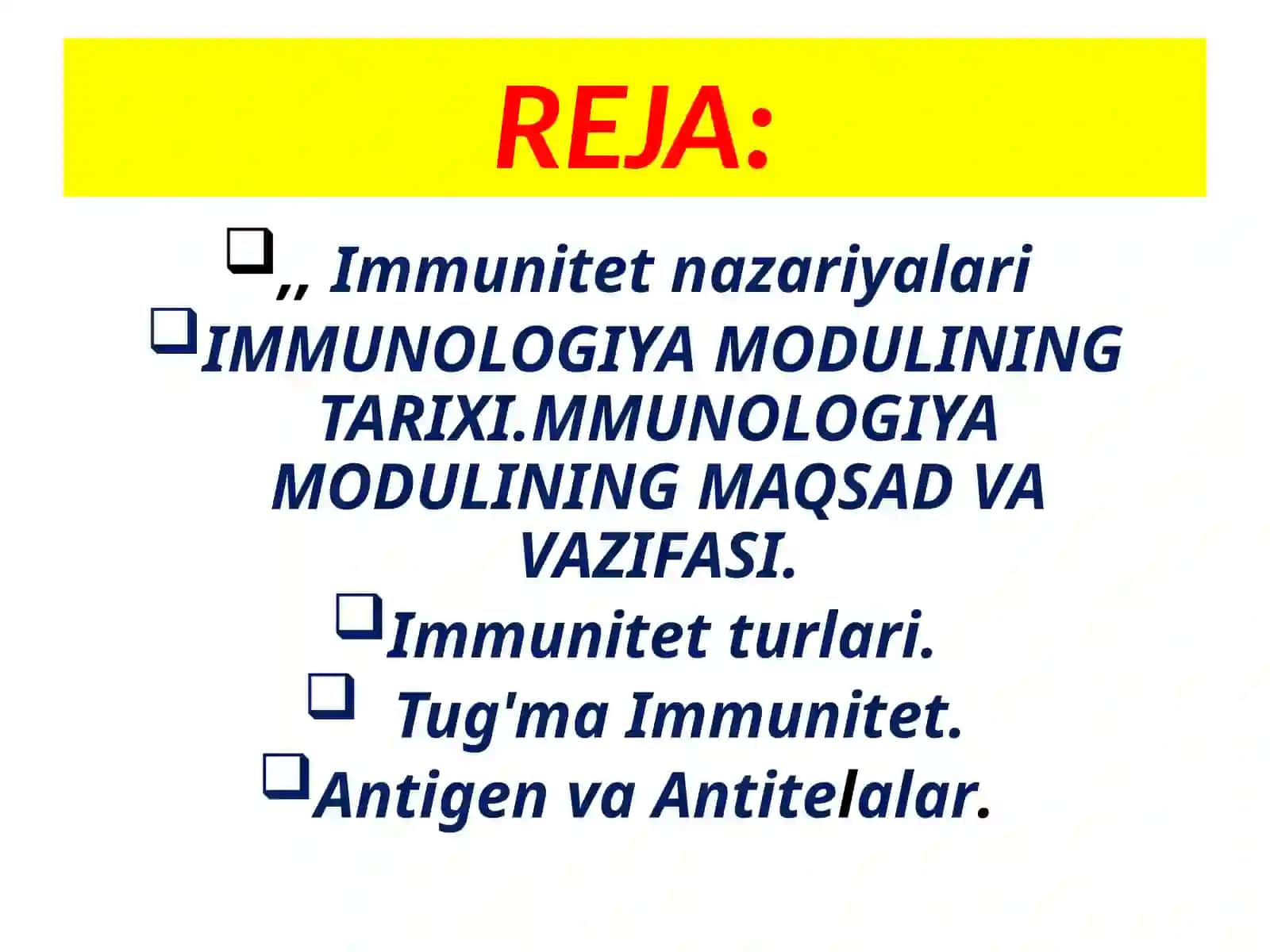 MIKROBIOLOGIYA VIRUSOLOGIYA VA IMMUNOLOGIYA 2